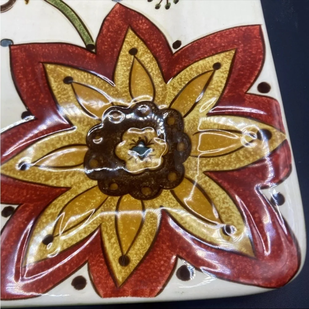 PIER 1 Imports CARYNTHUM  Salad/ Lunch Plate Earthenware 8.75